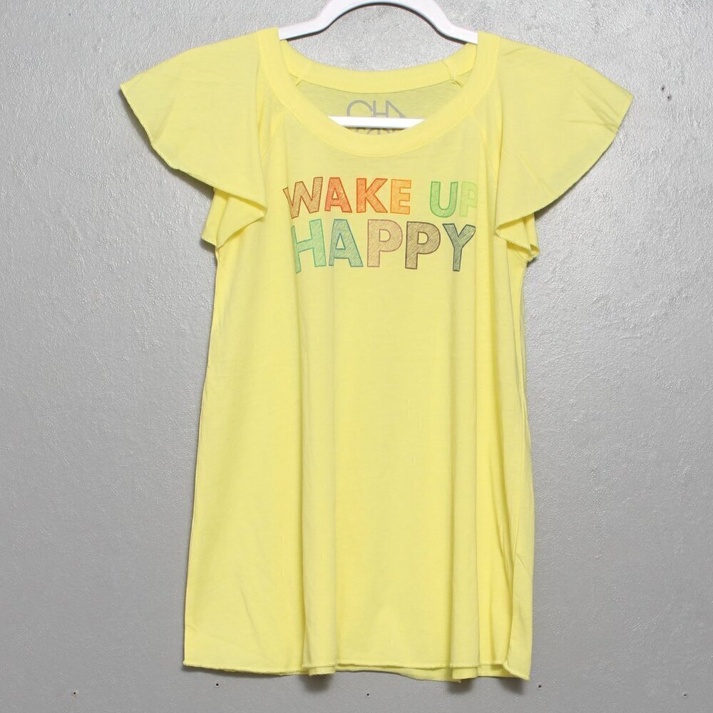 Chaser nwot yellow wake up happy
